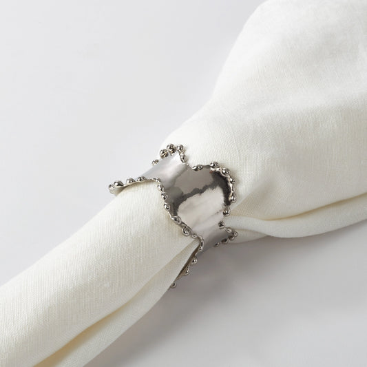 Ore Silver Napkin Rings