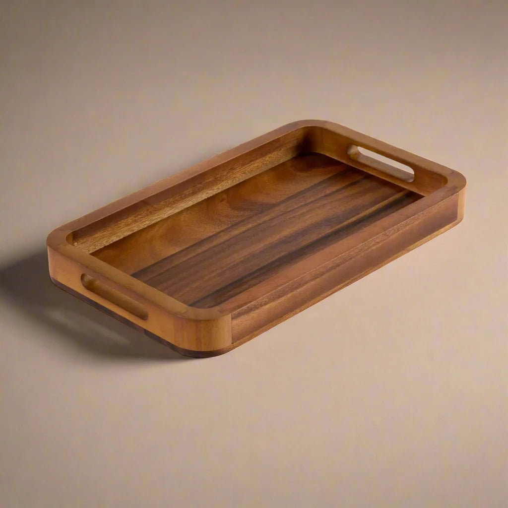 Acacia Rectangle Tray - Small